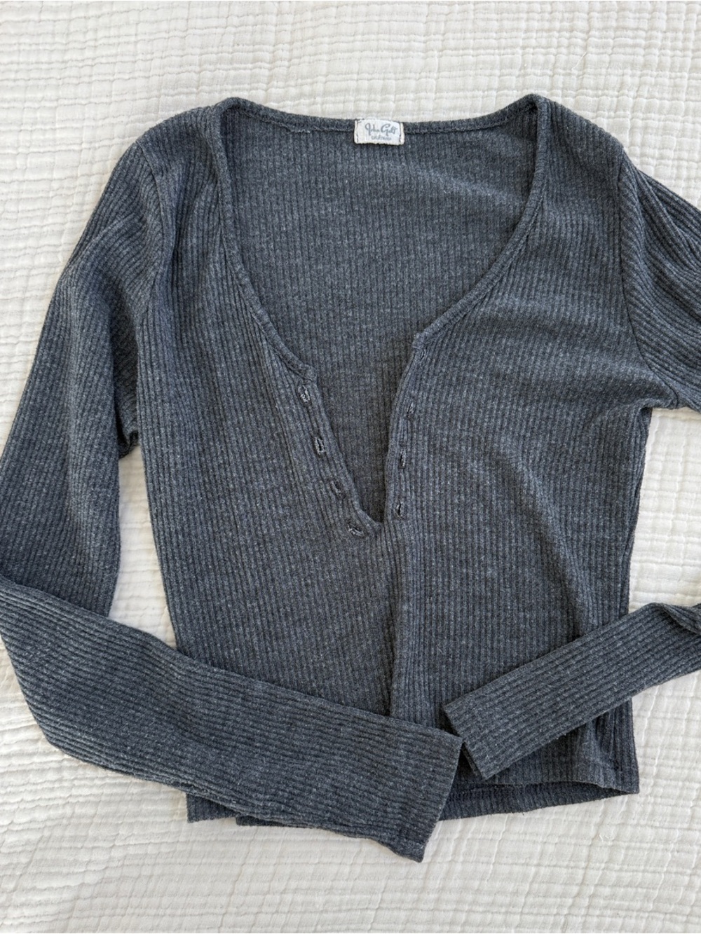 John Galt Brandy Melville Women’s Ribbed Crop Top